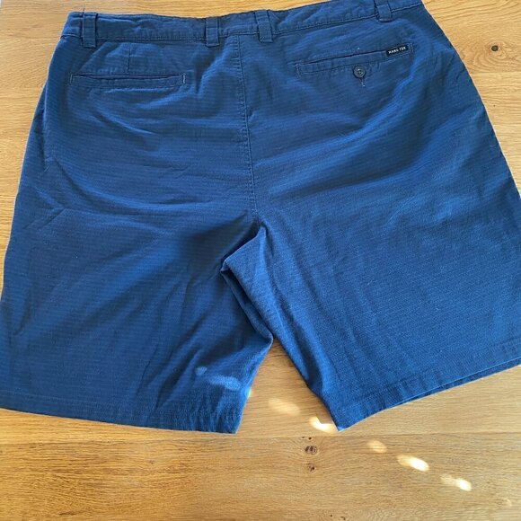 Hang Ten Navy Blue Subtle Stripe Flat Front Shorts Size 40 - Picture 6 of 7